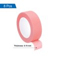 thumbnail image 3 of Uxcell 8Pcs 0.8 inch Wide 14 Yards Pink Masking Tape Painters Tape Rolls for Home Office, 3 of 7