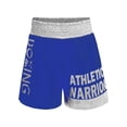 thumbnail image 4 of Moggemol Kids Boys Metallic Trim Boxer Robe with Gloves Set for Carnival Theme Party Boxing Practice Blue Silver 6, 4 of 6