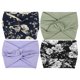 thumbnail image 1 of 4 piezas de diadema anudada de moda bohemia para mujeres en púrpura, verde, negro y azul marino, 1 of 4