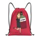 thumbnail image 3 of Mochila con cordón para enfermera, diseño de dibujos animados, para gimnasio, deportes, senderismo, 3 of 5