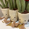 thumbnail image 3 of Jellycat-muñeco divertido Original de narciso, planta verde en maceta, juguete de felpa, ramo de simulación, regalo para bebé niña, 3 of 5