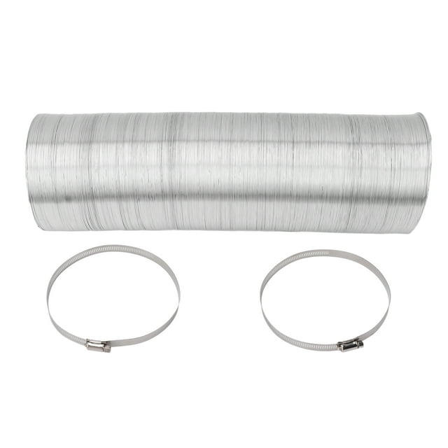 Manguera de ventilación para secadora de conductos, manguera de conducto flexible de 6 pulgadas, manguera de conducto de aire flexible, manguera de ventilación de aire para conductos de aluminio, confiable y duradera