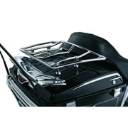 Kuryakyn 7159 Motorcycle Accessory: Multi-Rack Adjustable Trunk Luggage/Storage Rack with Corner Loops, Universal Fit for Tour Trunk Motorcycles, Chrome