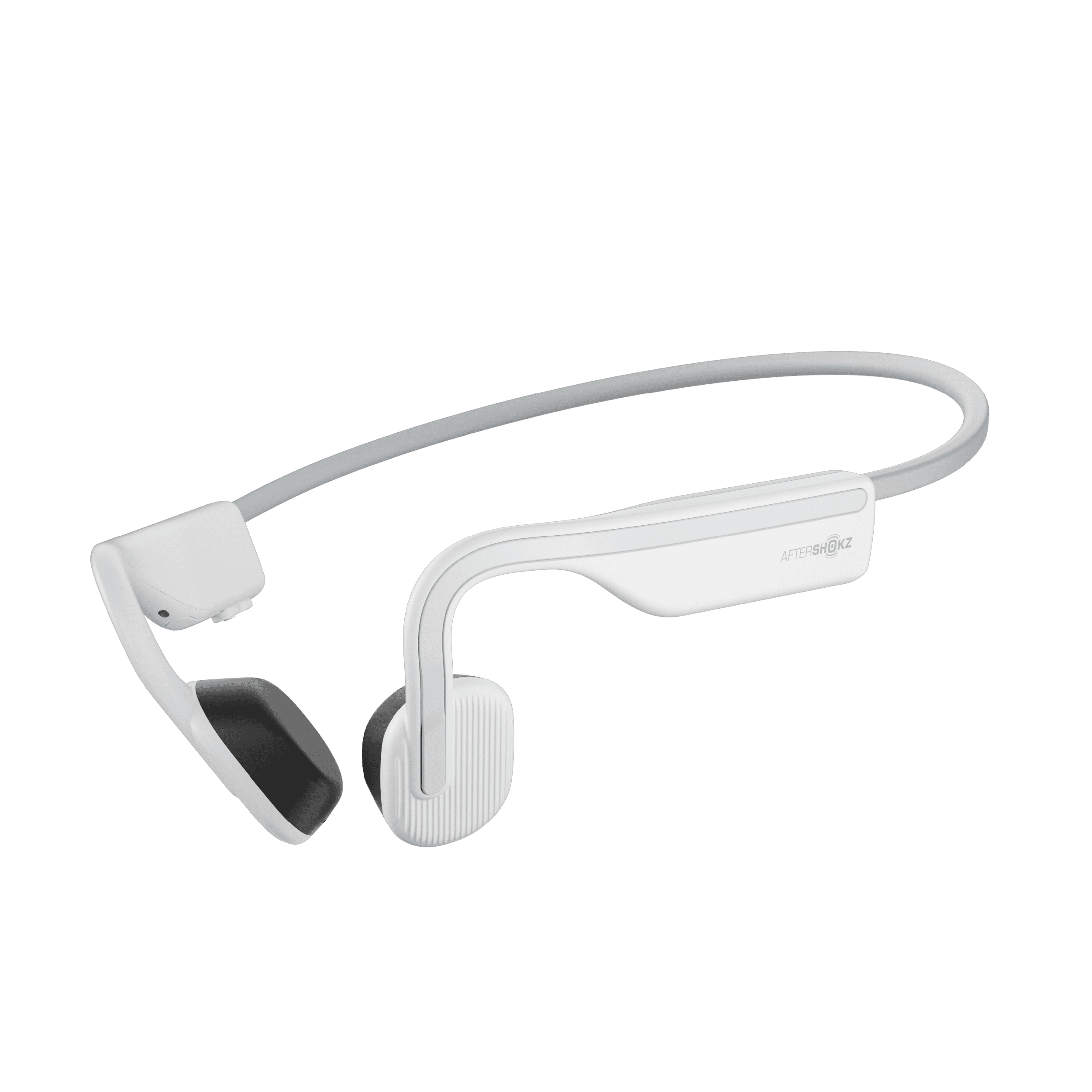 AfterShokz OpenMove Wireless Bone Conduction Headphones Bluetooth 5.0 Open  Ear for Sports (Alpine White)