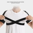 thumbnail image 3 of Double Shoulder Support Brace Adjustable Sweat Wicking Prevent Injuries Shoulder Stability Strap for Fitness Running, 3 of 5