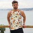thumbnail image 6 of Rateoe Cute Vegetables Pattern Sleeveless Gym Shirt Muscle Tee Breathable Workout Shirt Slim-Fit Tank Quick Dry Fit Muscle Tank Top Bodybuilding Sleeveless T Shirt-XX-Large, 6 of 7