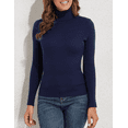 thumbnail image 4 of PrettyGuide Women's Ribbed Turtleneck Long Sleeve Sweater, 4 of 7