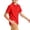 Red #018, variant on Boys Short Sleeve Polo Shirt Kids Collared School Uniform Top Button Placket Classic Fit Summer Polo