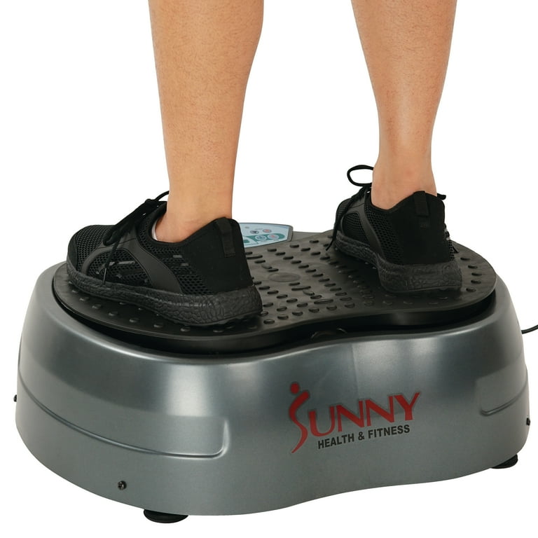 sunny health & fitness crazy fit vibration trainer massager Crazy Fit Massager for Full Body Workout Vibration Platform Fitness Machine  for Home Gym and 1-99 Speed : Amazon.in: Health & Personal Care main image 0