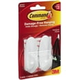 thumbnail image 3 of 3M Command Utility Adhesive Hook - Reusable, Medium, White, 3 of 3