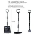 thumbnail image 2 of Mobutofu 1 Set Iron Snow Brush Ice Scraper Shovel Tools for in Winter, 2 of 6