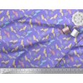 thumbnail image 2 of Soimoi polyester Crepe Fabric Dot,Leaves & Fox Animal Printed Fabric 1 Yard 42 Inch Wide, 2 of 3