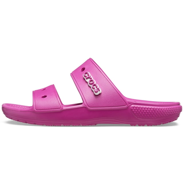 Crocs Sandale Classique à Enfiler Unisexe pour Hommes et Femmes, Fuchsia Fun, 13 US