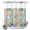 Blue Beige, variant on No Hook Shower Curtain, Coastal Beach Shower Curtains for Bathroom with See Through Top Window, Nautical Summer Coral Starfish Shell Waterproof & Washable Bath Curtain Narrow 54"x78"