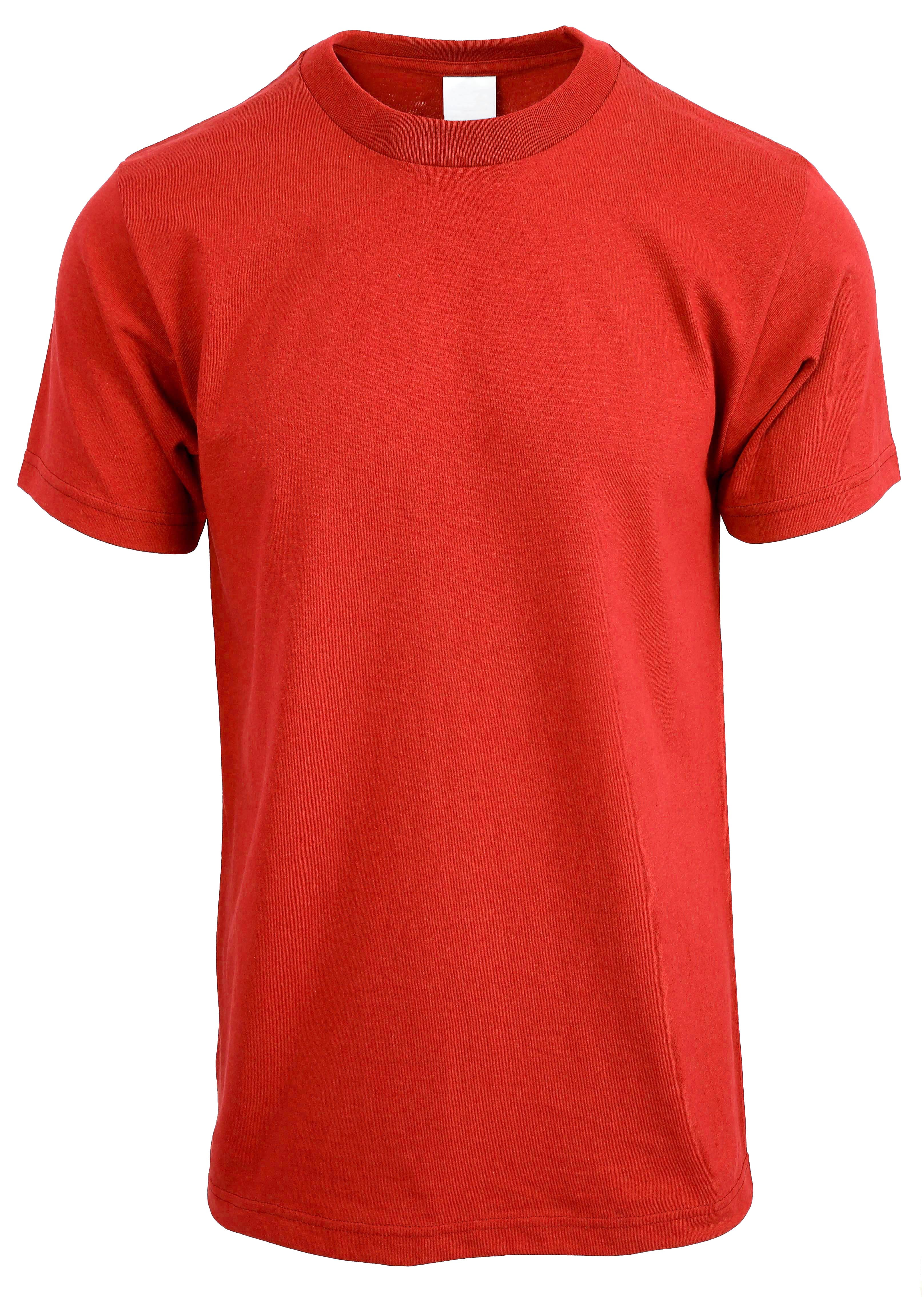 Ma Croix Mens Crew Neck T Shirt Solid 
