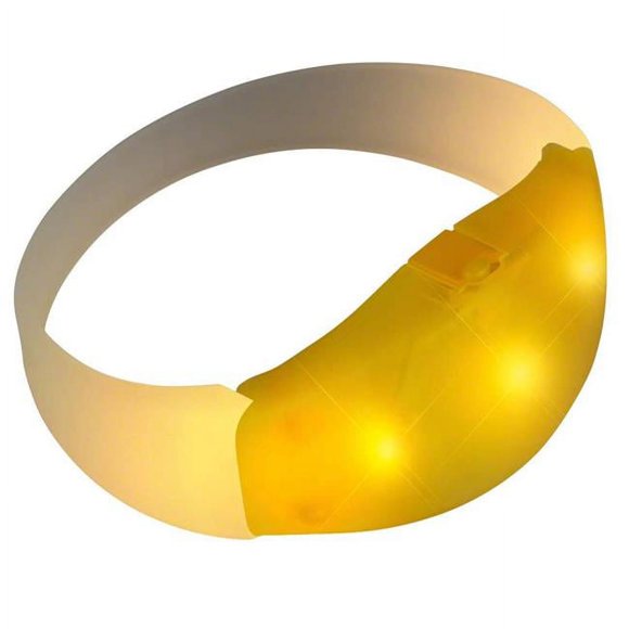Blinkee RBFBL-YL Rubber Frosted Bracelet, Yellow