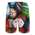 thumbnail image 6 of Kll Easter Egg Men'S Casual Summer Beach Shorts Hawaiian Shorts With Pockets-3x-Large, 6 of 9