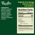 thumbnail image 2 of Pacific Foods Low Sodium Organic Free-Range COC1Chicken Broth, 8 oz Carton (4 Pack), 2 of 3