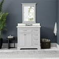 thumbnail image 2 of RoomAndLoft Ventura 36" Wood Bathroom Vanity in White - Quartz Top & 1 Basin, 2 of 4