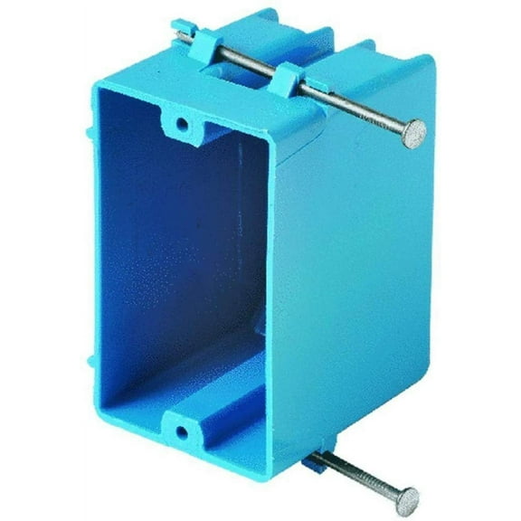 LamsonSharp Carlon Single Gang Box With Nail - Electrical Box - Pack of 3