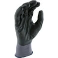 thumbnail image 4 of West Chester Marketing B308948 Foam Nitrile Palm Coated Nylon Gloves - Medium, Black & Gray, 4 of 5