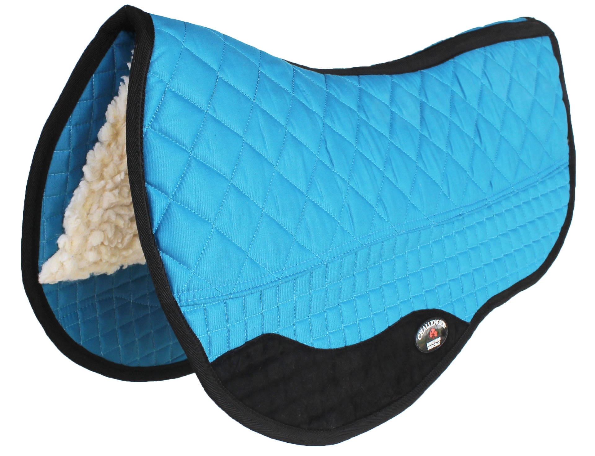 Western Horse SADDLE PAD 28X32 DOUBLE BACK BARREL FLEECE LINED