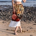 thumbnail image 6 of Leopard Stylish Chiffon Beach Dresses with Polyester Straps for Women - Summer Dresses, 6 of 6