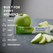 NormaLyte Green Apple Hydration Bag - 30 Sticks - FSA/HSA Eligible Item