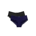 thumbnail image 1 of Xmarks Women Lace Underwear Sexy Breathable Hipster Panties Sexy No Show Bikini Panties 2 Pieces S-2XL, 1 of 8