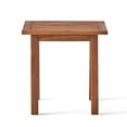 thumbnail image 6 of GZXS Acacia Wood Outdoor Side Table, Coastal Slatted-Top Rectangle Patio Table for Drinks & Décor, Teak Finish, Weather-Resistant Accent Table for Pool, Deck, or Patio, 6 of 10