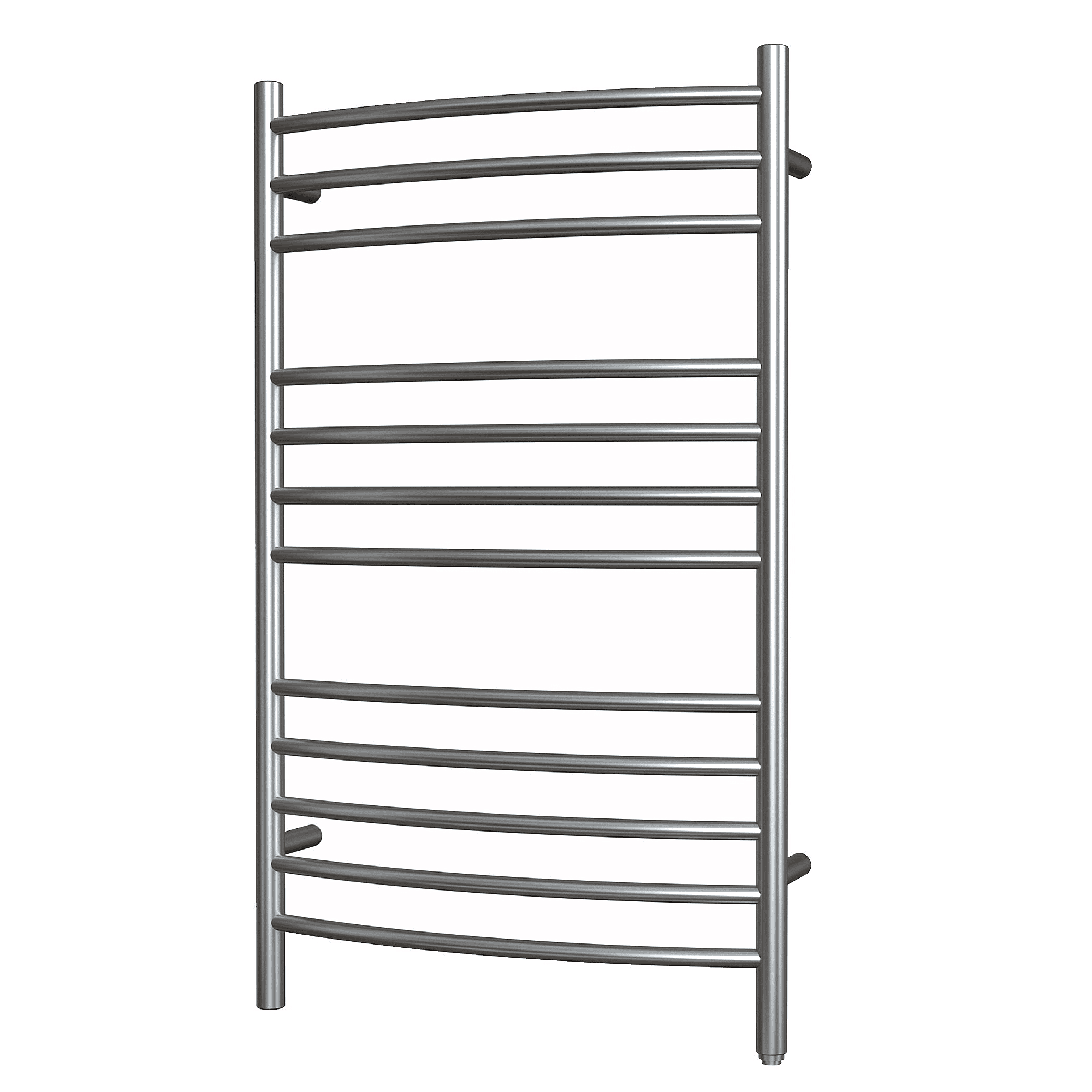 HEATGENE Towel Warmer Wall Mount Electric Plugin/Hardwired Heated Towel Rack Gun Grey