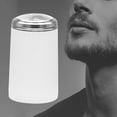 thumbnail image 3 of Mini afeitadora eléctrica para hombres, recargable por USB, recortadora facial, cuchilla de ,1 mm Blanco, 3 of 9