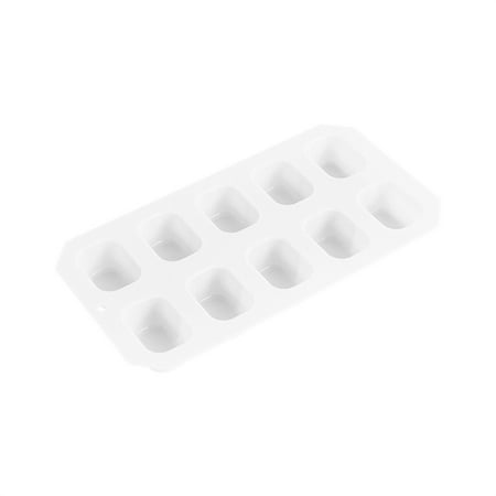 

Pgeraug Ice lattice Flexible Ice Tray 10 Ice Molds For Freezer Easy Release Stackable Ice Trays For Or Juice Ice Cube Mold White