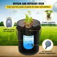 thumbnail image 4 of VEVOR Hydroponics Deep Water Culture DWC Hydroponic System 5 Gallon 5 Buckets, 4 of 9