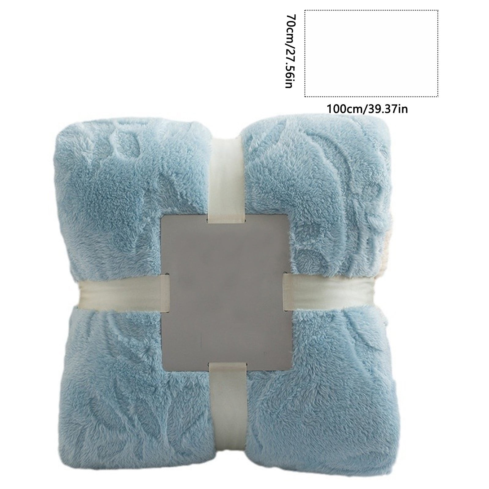 weibbin Sherpa Bed Blanket, Ultra Soft Throw Blanket for All Season, Cozy Plush Floral Fleece Blanket for Bedroom Living Room Dorm Hostel Sofa Camping 39.37x27.56in