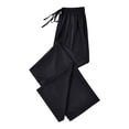 thumbnail image 4 of HXWCHs Women's Straight Leg Casual Trousers Lightweight Summer Pants Soft Viscose Fabric Comfortable Daily Wear XXXXL Black, 4 of 4