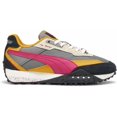 thumbnail image 4 of Authentic PU & MA Big Kids Blacktop Rider Lithium Sneakers Shoes ~ Gray/Pink/Yellow, 4 of 5
