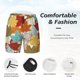 thumbnail image 3 of Fotbe Fall Maple Leaves Traje de Baño para Hombre – Shorts de Natación de Secado Rápido con Forro y Bolsillos-3X-Large, 3 of 6