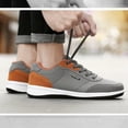 thumbnail image 6 of RotHome Mens Comfortable Dress Shoes Casual Tennis Sneakers Breathable Mesh Upper Lightweight Flexible Non-Slip Rubber Sole Walking Shoes for Men, 6 of 9