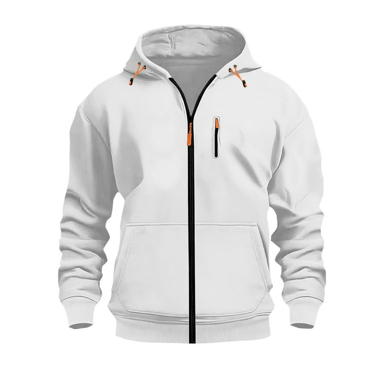 Gildan Men's Fleece Hooded Sweatshirt – Heavyweight Pullover Hoodie, White 5XL