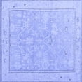 thumbnail image 1 of Ahgly Company Indoor Square Oriental Blue Traditional Area Rugs, 3' Square, 1 of 4