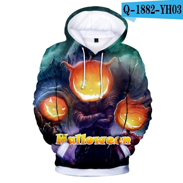Sudaderas con capucha de Cosplay de Halloween, chaqueta informal para niños y adultos, tallas para niños, jersey de calabaza, Jersey Unisex10XXL Deng Xun unisex