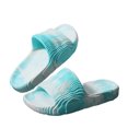 thumbnail image 3 of Xunlbb Lightweight Sandals for Women Men Comfort Non-Slip Pillow House Sandals Waterproof Shower Shoes Indoor Slides Bathroom Sandals Slip On Slide Sandals Easy to Clean 36-44, 3 of 5