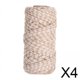 thumbnail image 1 of 4 Cuerdas De Yute Gruesas Para Decoración Del Hogar, Rascador Para Gatos, árboles, Jardinería, 6 Mm, Yute Y Algodón, 1 of 8
