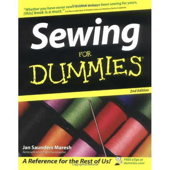 Pre-Owned Sewing For Dummies Paperback