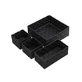 thumbnail image 4 of QJUHUNG 4pcs Modern Handwoven Storage Basket Set - Versatile Desktop Organizer for Home  Office & Dorm  Shelf Baskets zzz, 4 of 4