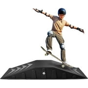 Yes4All Single-Piece Skateboard Ramp, Bike Ramp, Skate Ramp - Design for Beginners, More Durable, Safe, Capacity 220Lbs