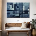 thumbnail image 3 of Elephant Stock Creative Blue Abstract Wall Art - Horizontal Canvas Wall Art - Living Room Wall Decor - Abstract Canvas - Blue And Beige Decor - 51" x 34", 3 of 8