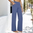 thumbnail image 2 of ZJXFGS Wide Leg Yoga Pants for Women Running Yoga Pants Lightweight Pants for Women Gym Yoga Pants Work Pants for Women Spring Pants for Women Comfy Pants for Women, 2 of 4