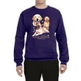 thumbnail image 2 of If It's Not a Golden Retriever It's Just a Dog Gift | Mens Dog Lover Crewneck Graphic Sweatshirt, Purple, 2XL, 2 of 3